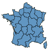 Carte des rgions